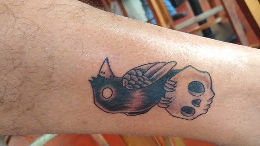 Explore gangster tattoo sleeve ideas, creative tattoo ideas in Glenwood Springs, available at Mountain Ink Tattoo & Piercing