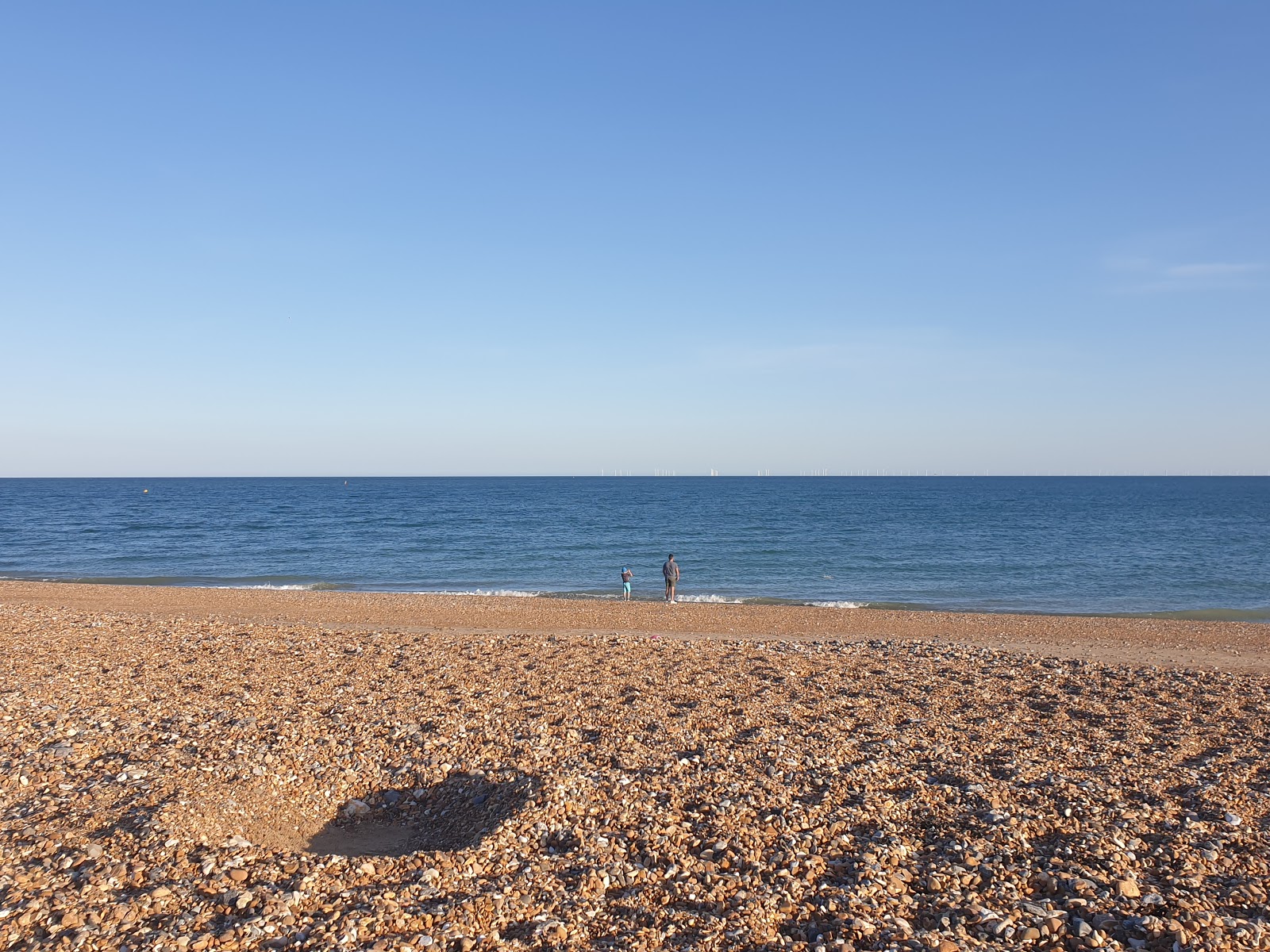 Foto af Shoreham beach med høj niveau af renlighed