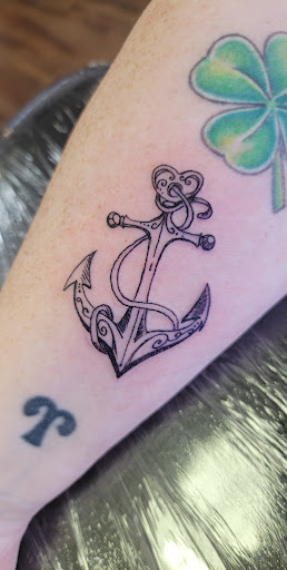 Find flower thigh tattoo ideas for your next unique tattoo in The Dalles at Cascade Tattoo Company (Hanks Family Tattoo)
