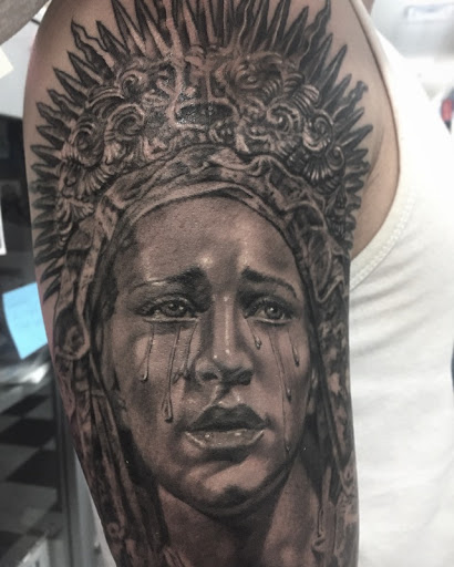 Explore tattoo ideas biker, creative tattoo ideas in Warrenville, available at NoodlesTattoo Co. & Studio