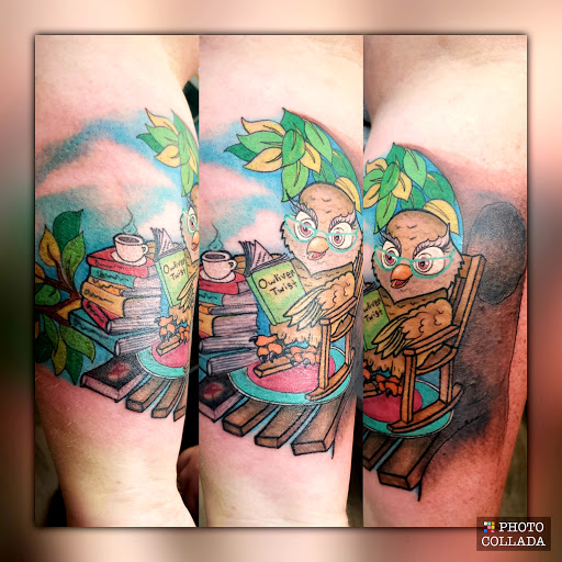 Explore care bear tattoo ideas, creative tattoo ideas in Laurel, available at Ambitious Creations Tattoo and Piercing Studio