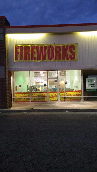 Lit Fireworks