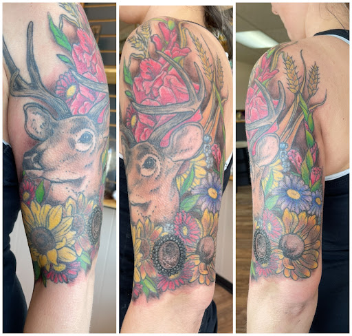 Explore lady and the tramp tattoo ideas, creative tattoo ideas in Clintonville, available at Honey Heart Tattoo