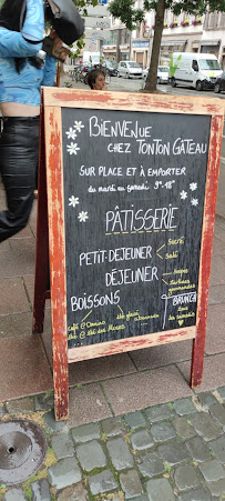 Menu / carte de Pâtisserie Tonton Gâteau à Strasbourg