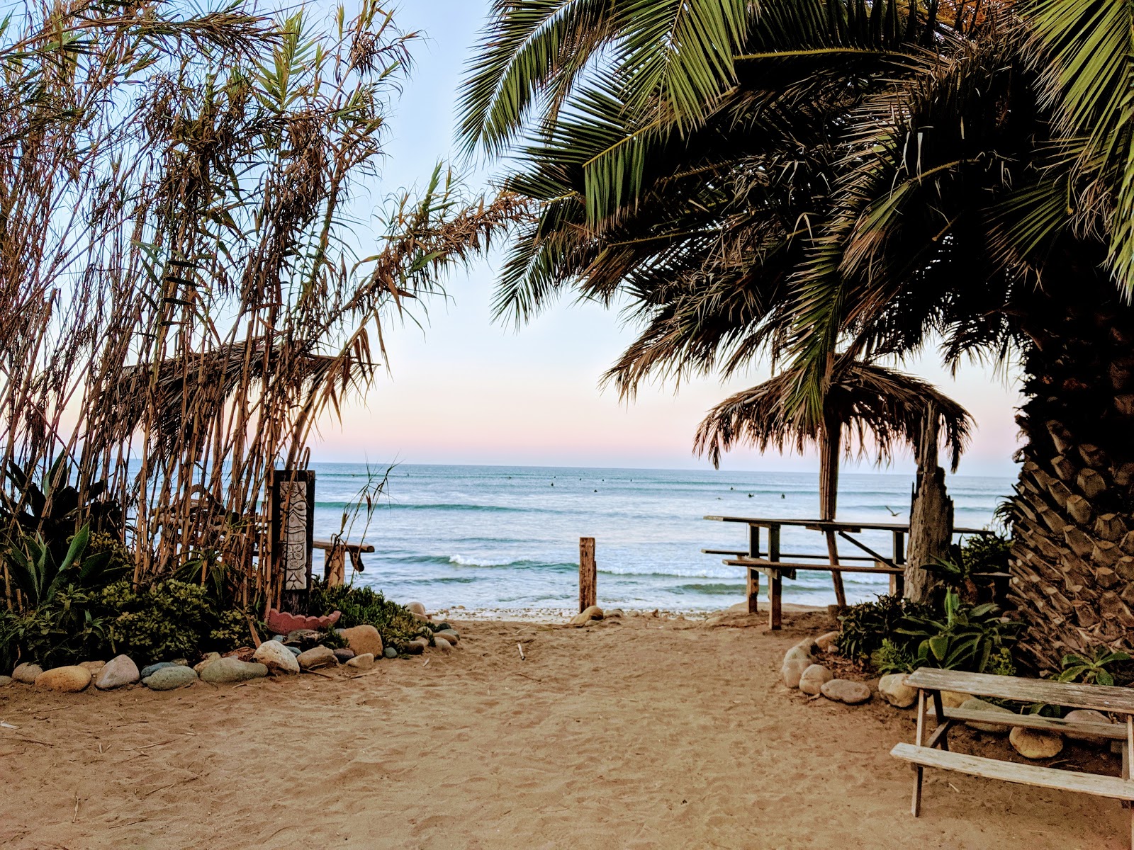 Foto van San Onofre beach met turquoise puur water oppervlakte
