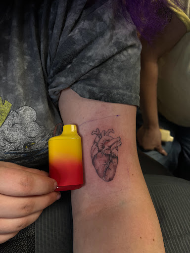 Explore small mermaid tattoo ideas, creative tattoo ideas in Houston, available at 333 Tattoo Studio HTX