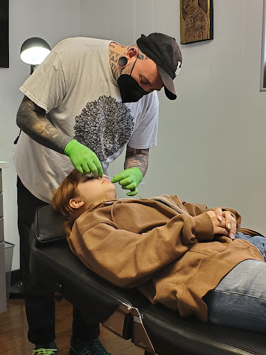 Explore spaceship tattoo ideas, creative tattoo ideas in Portland, available at Ritual Arts