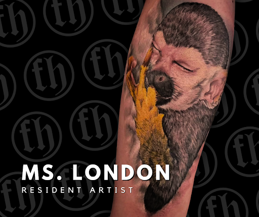 Explore tattoo ideas for back of the neck, creative tattoo ideas in Kissimmee, available at Fallen Heroes Tattoo & Piercing (Florida)