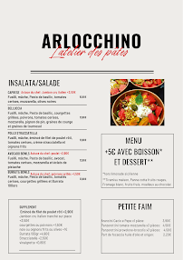 Menu / carte de Restaurant ARLOCCHINO à Paris