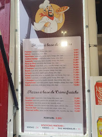 Menu / carte de Pizza José à Vinon-sur-Verdon