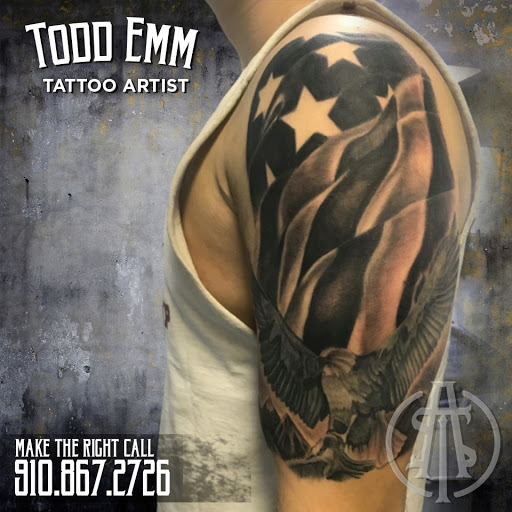 Explore name hand tattoo ideas, creative tattoo ideas in Fayetteville, available at American Tattoo Society of Fayetteville