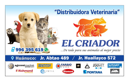 Distribuidora veterinaria EL CRIADOR