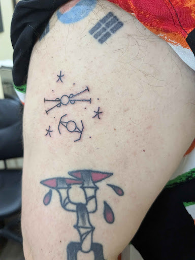 Explore gambler tattoo ideas, creative tattoo ideas in Richmond, available at Loose Screw Tattoo