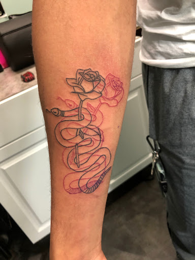 Explore matching cat tattoo ideas, creative tattoo ideas in Meridian, available at Creative Pain Tattoo Studio