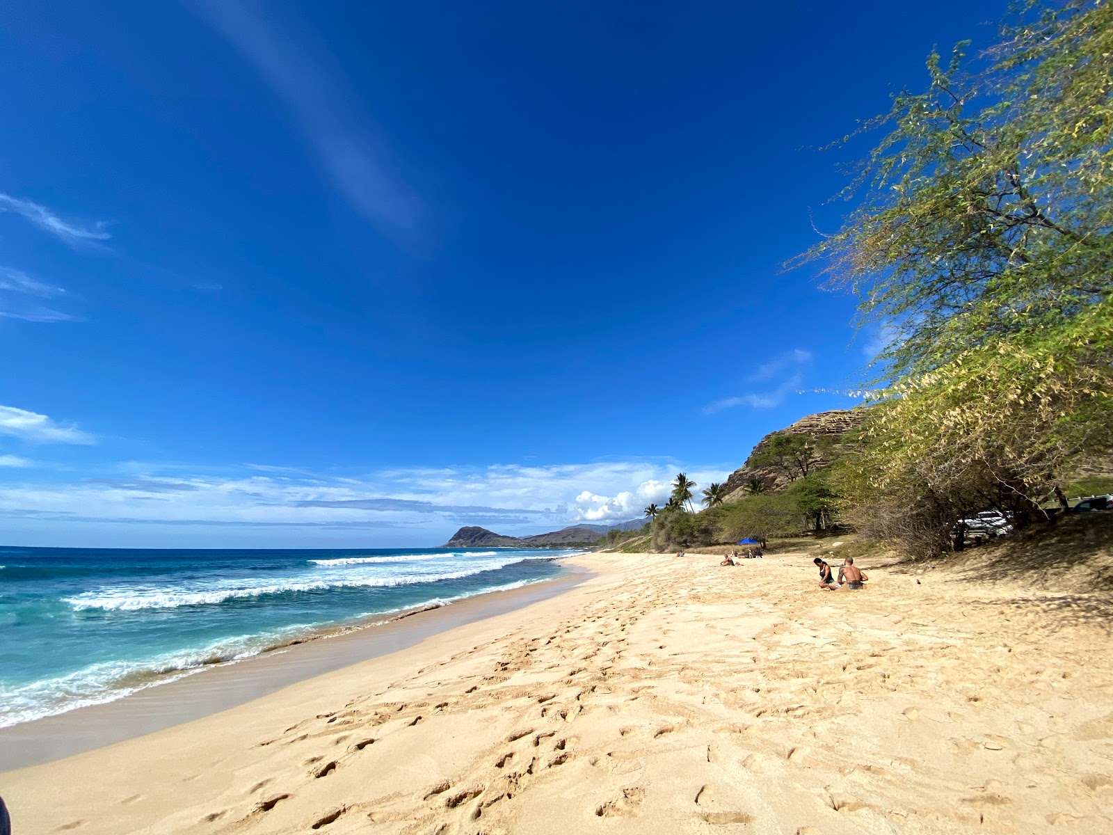 Fotografija Electric beach z svetel pesek površino