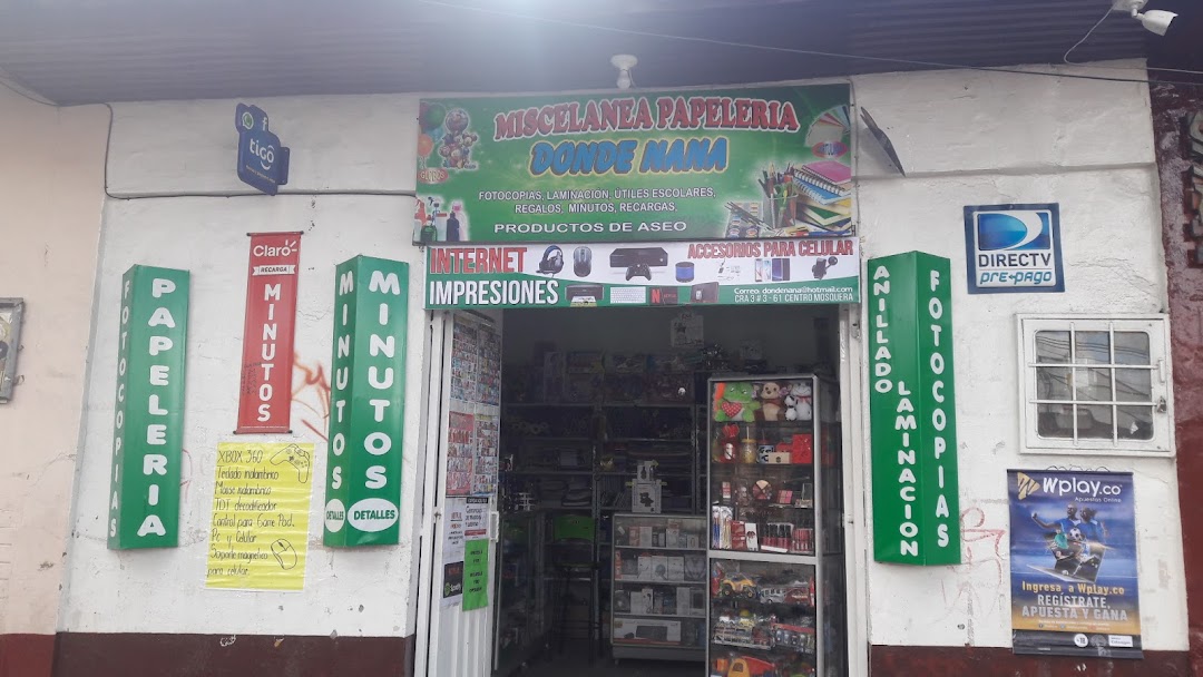 Papeleria DONDE NANA