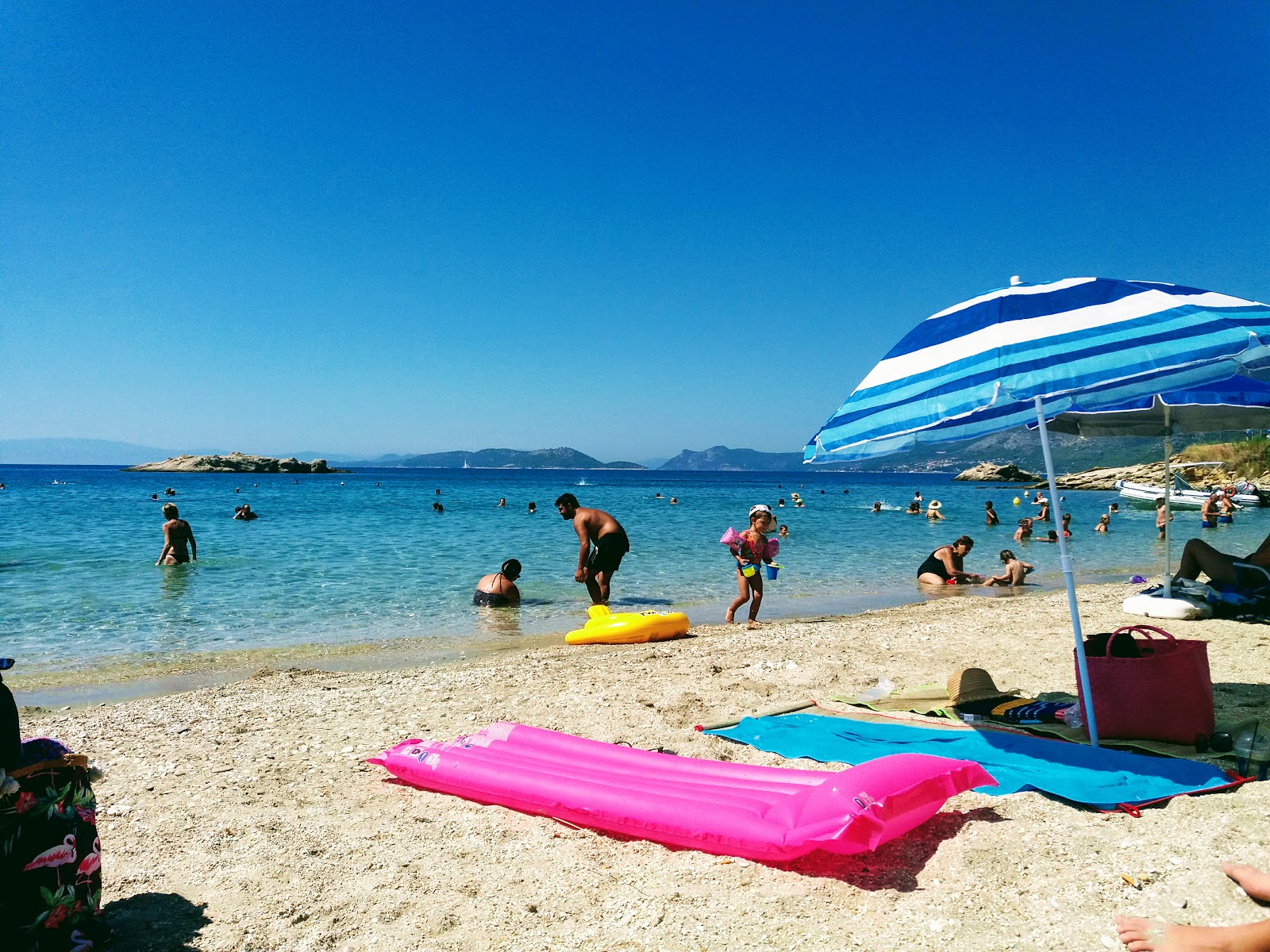 Photo of Agrilia beach located in natural area