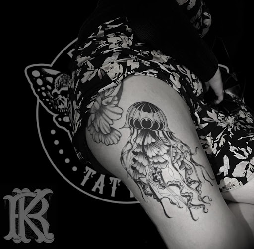 Explore simple hand tattoo ideas, creative tattoo ideas in Modesto, available at Dying Art Tattoo