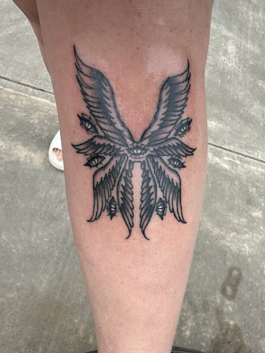 Explore science tattoo ideas, creative tattoo ideas in Commerce, available at Salty Fox Tattoos