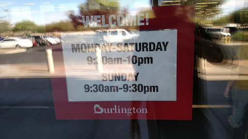 Clothing Store «Burlington Coat Factory», reviews and photos, 1965 N Pebble Creek Pkwy, Goodyear, AZ 85395, USA