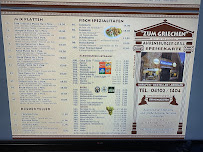 Menu du Zum Griechen à Ahrensburg