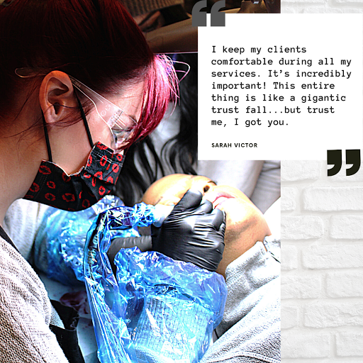 Explore wisdom tattoo ideas, creative tattoo ideas in Glastonbury, available at Sarah Victor Studios