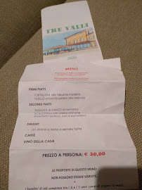 Restaurant Ustaria 3 Valli à Castelvetro di Modena (la carte)