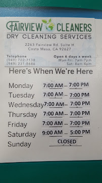 Fairview Cleaners - Photo 6 - Car repair in Costa Mesa, CA, Costa Mesa