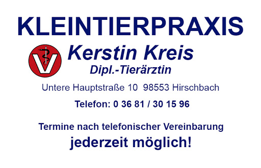 Dipl. med. vet. Kerstin Kreis Tierärztin unter Schleusingen, Thüringen