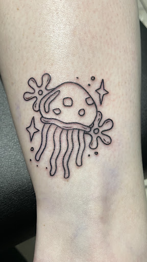 Explore halloween tattoo sleeve ideas, creative tattoo ideas in Richmond, available at Enigma Studios