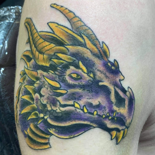 Explore tattoo ideas for arm, creative tattoo ideas in Mckinney, available at Borrowed Time Fine Art Gallery Tattoo Shop