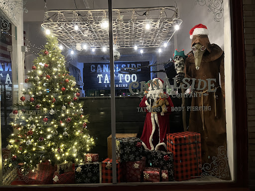 Explore wife tattoo ideas, creative tattoo ideas in Medina, available at Canalside Tattoo Company