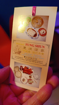 Fung Shun à Paris menu