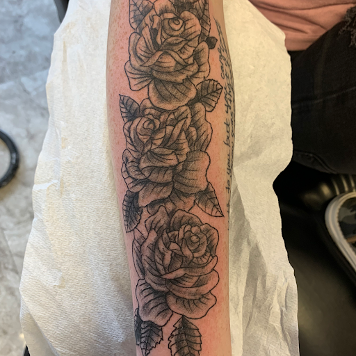 Explore st michael archangel tattoo ideas, creative tattoo ideas in Seymour, available at American Gypsy Tattoo Corp.