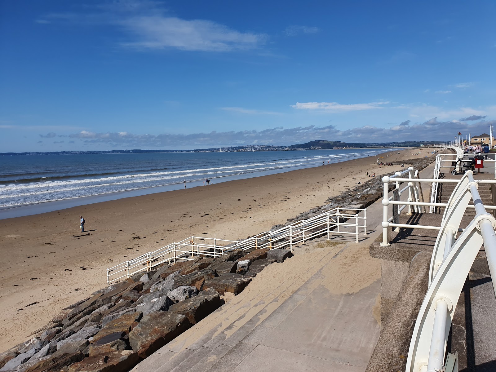 Foto di Aberavon beach con costa lunga e dritta