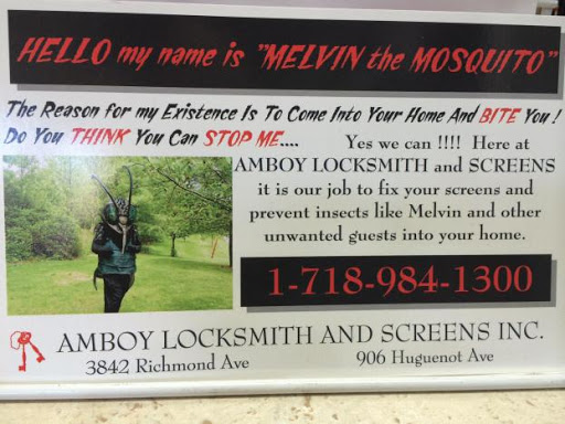 Locksmith «Amboy Locksmith and Screens», reviews and photos, 3842 Richmond Ave, Staten Island, NY 10312, USA