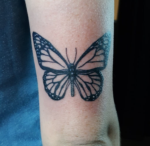 Explore till death do us part tattoo ideas, creative tattoo ideas in Alamogordo, available at Art By Nate