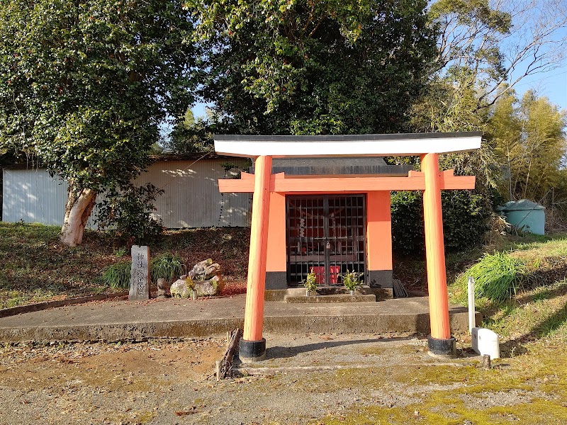 隈原神社の田の神