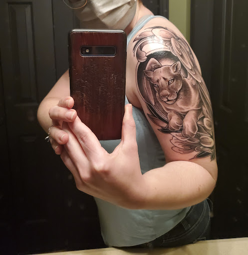 Explore record tattoo ideas, creative tattoo ideas in Atlanta, available at Apocalypse Tattoo Co