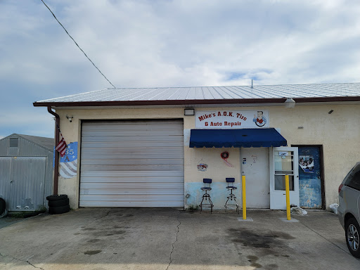 Tire Shop «Mikes Aok Tire & Auto Repair», reviews and photos, 135 Tomahawk Dr, Satellite Beach, FL 32937, USA