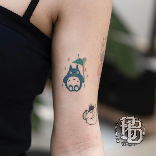Explore anime forearm tattoo ideas, creative tattoo ideas in Flushing, available at Bee Tattoo Studio