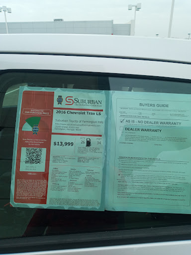 Used Car Dealer «Suburban Honda», reviews and photos, 25100 Haggerty Rd, Farmington Hills, MI 48335, USA