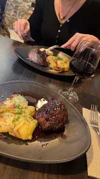 Steak du Restaurant français Café Forges à Beuvron-en-Auge - n°7