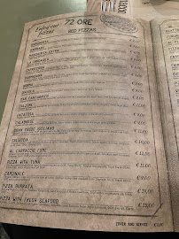 Pizzeria Deposito Bagagli à Catania carte