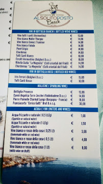 Carte du Al Solito Posto Beach à Piombino