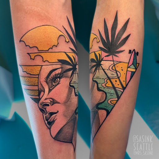 Explore matching cousin tattoo ideas, creative tattoo ideas in Seattle, available at West Seattle Tattoo