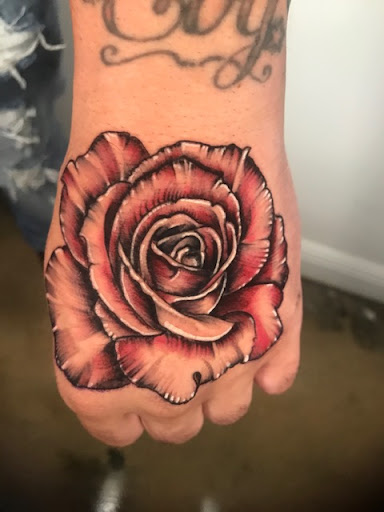 Explore men neck tattoo ideas, creative tattoo ideas in Kissimmee, available at Fallen Sparrow Tattoo Co