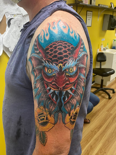 Explore dog tattoos ideas, creative tattoo ideas in Leominster, available at Forever Bold Tattoo Co