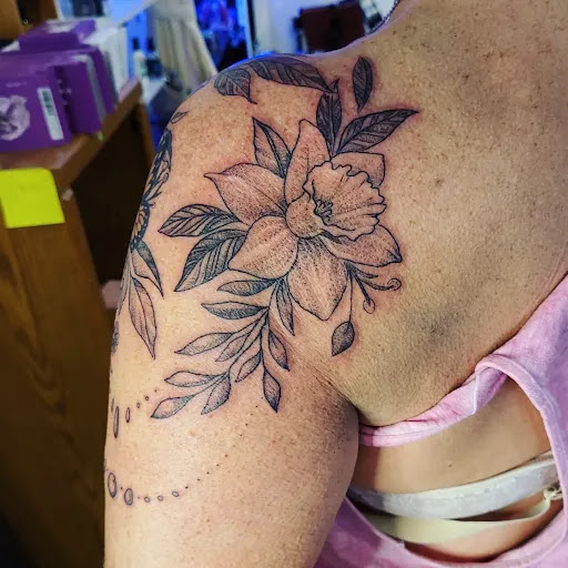 Explore first born daughter tattoo ideas, creative tattoo ideas in Saint Johns, available at Ink Craft Studio