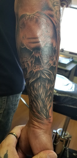 Explore ram tattoo ideas, creative tattoo ideas in Wenatchee, available at Rebels Tattoo Studio